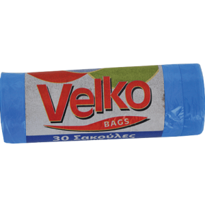 Σακούλες απορριμάτων WC αρωματικές μπλέ 50x50cm *